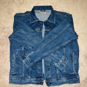 Mens Everlane blue jean denim jacket size large excellent condition!